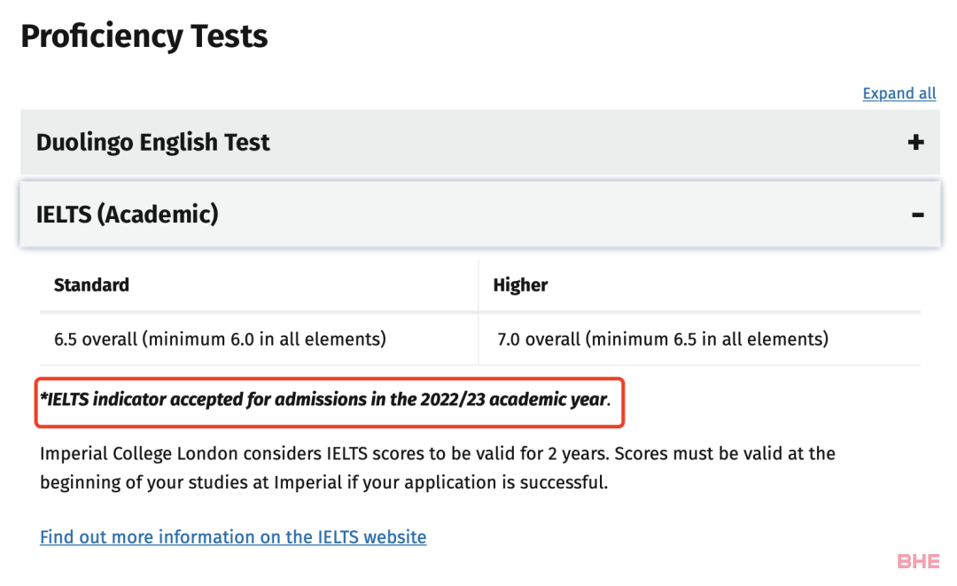 英国G5中有3所认可IELTS Indicator！