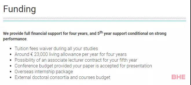 最新PhD申请时间汇总！学费全免，还有各种奖学金，优秀本科毕业也可！